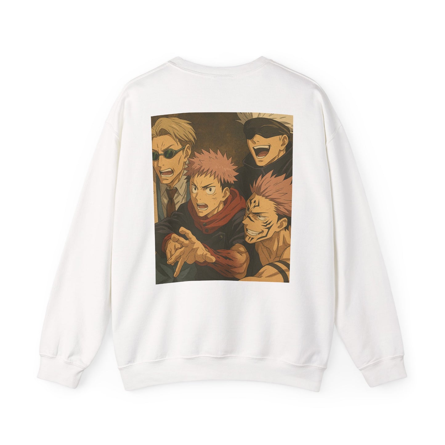 Jujutsu Kaisen Anime Graphic Crewneck Sweatshirt - Stylish & Cozy